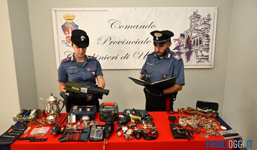 Le chiavi dei ladri svelano il deposito della refurtiva: dentro, oro per 80mila euro
