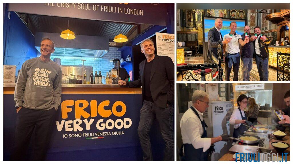 Frico Very Good, le eccellenze del Friuli sbarcano nel cuore di Londra