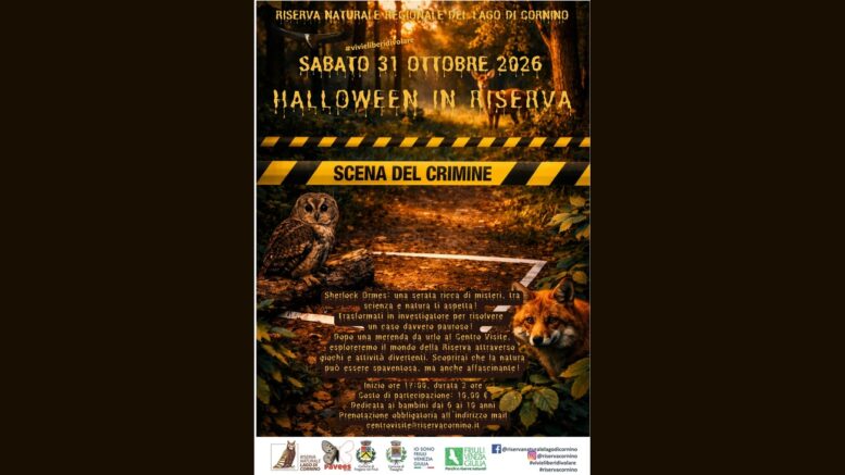 Immagine ufficiale di Halloween in Riserva 2026 a Forgaria nel Friuli