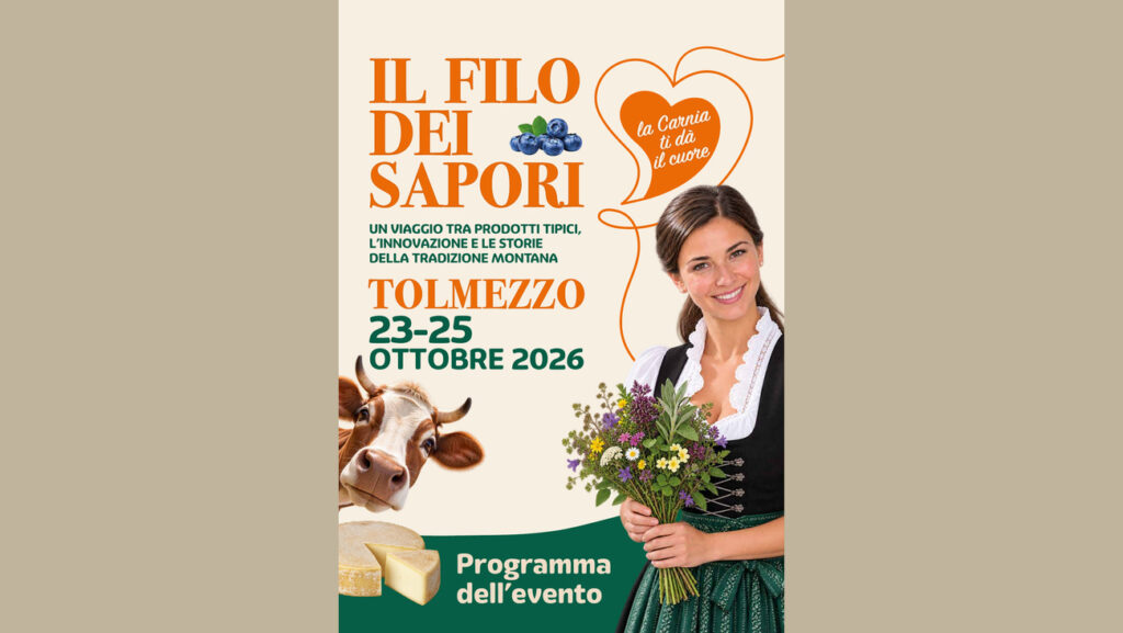 Locandina ufficiale di Il Filo dei Sapori 2026 a Tolmezzo