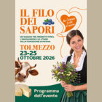 Locandina ufficiale di Il Filo dei Sapori 2026 a Tolmezzo
