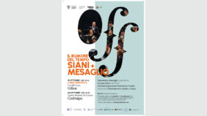 Locandina ufficiale del concerto Il rumore del tempo del 20 ottobre 2026 a Codroipo