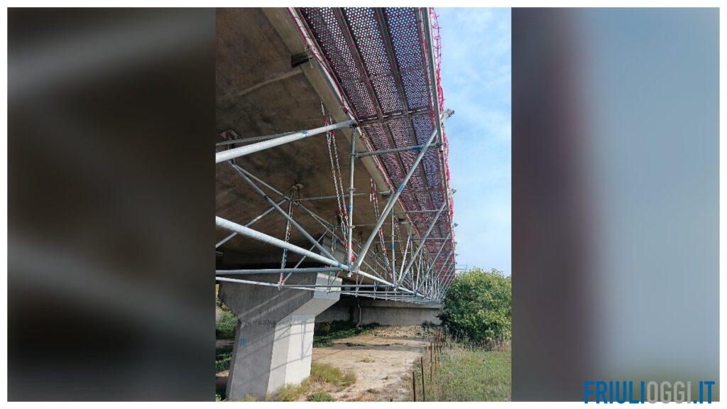 Lavori in A28 sul viadotto del Livenza, cinque notti di chiusure tra Sacile Est e Ovest