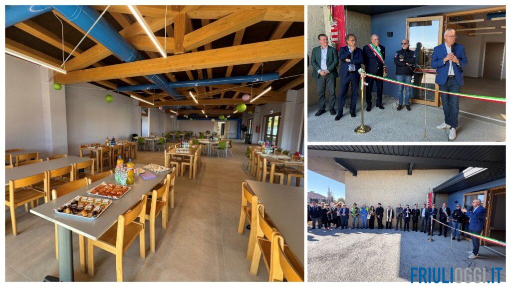 Inaugurata la nuova mensa scolastica di Mortegliano: 120 posti per gli studenti