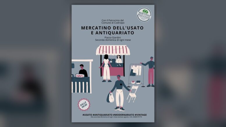 Immagine ufficiale del Mercatino dell’usato e del baratto di Codroipo
