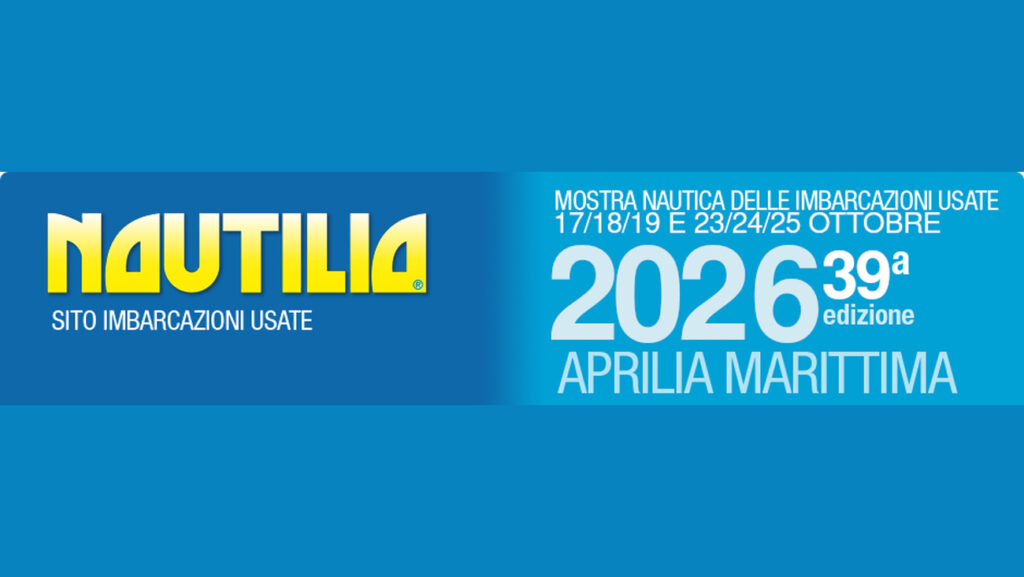 Grafica ufficiale di Nautilia 2026, 39ª edizione ad Aprilia Marittima