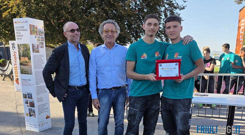 Rama Linor e Balla Andri sono i migliori giovani muratori del Friuli Venezia Giulia