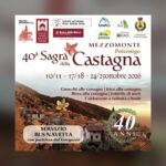 Locandina ufficiale della Sagra della Castagna 2026 a Mezzomonte