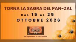 Immagine ufficiale della Sagra del Pan-Zal 2026 a Rosa di San Vito al Tagliamento