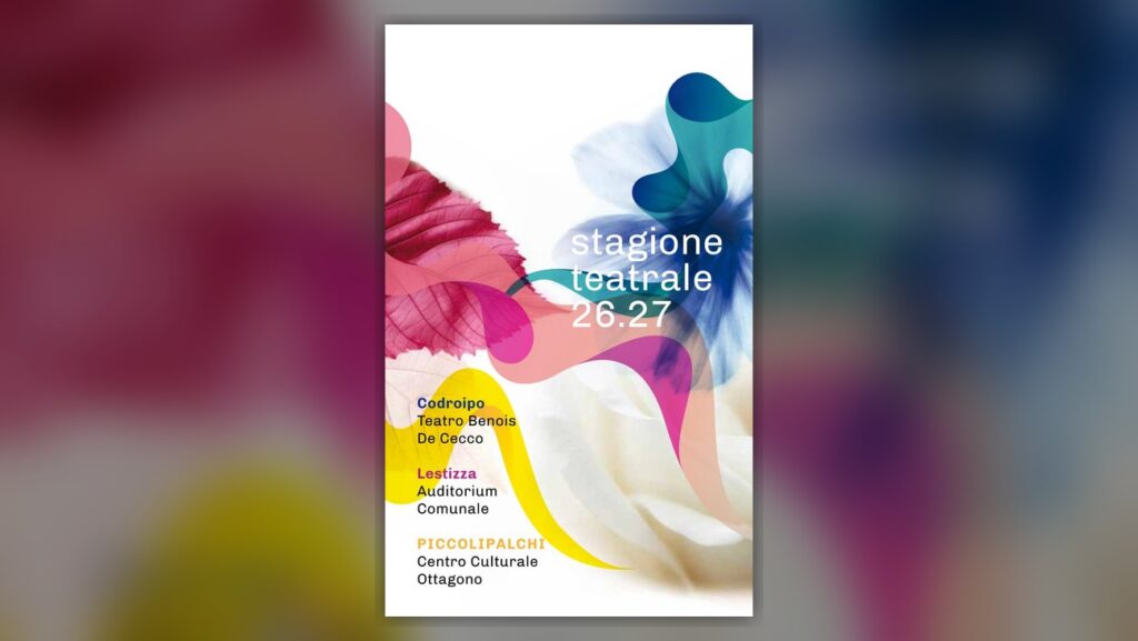 Copertina ufficiale della stagione teatrale 2026 2027 di Codroipo e Lestizza
