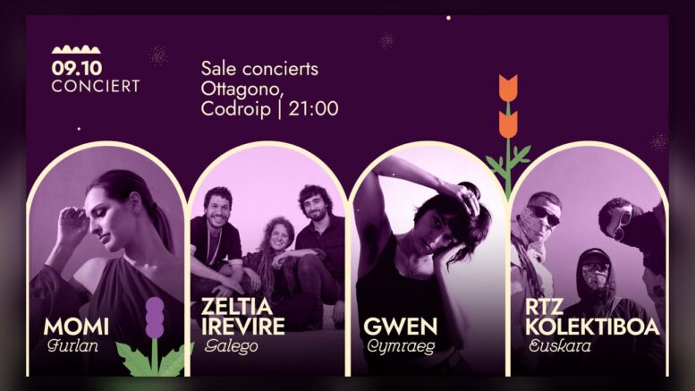 Immagine ufficiale del concerto SUNS Europe del 9 ottobre 2026 a Codroipo