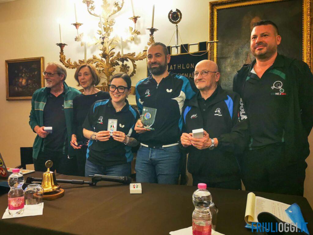 Udine 2000, il tennistavolo unisce le generazioni: dai giovani agli atleti di 76 anni